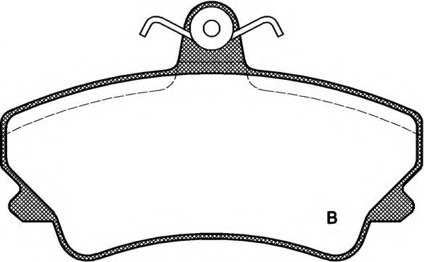 set placute frana,frana disc 2