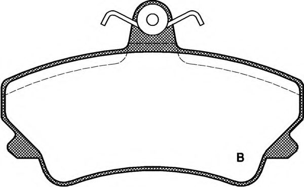 set placute frana,frana disc 2