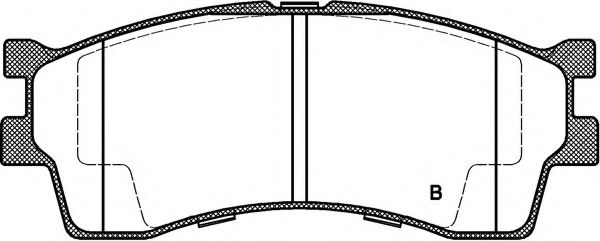 set placute frana,frana disc 2