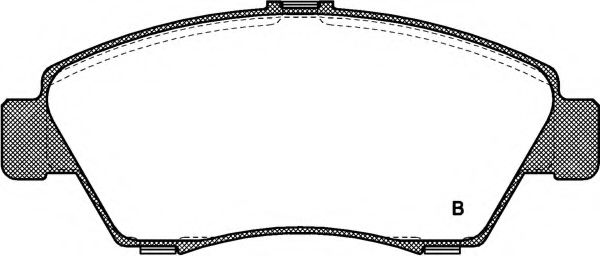 set placute frana,frana disc 2