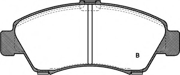 set placute frana,frana disc 2