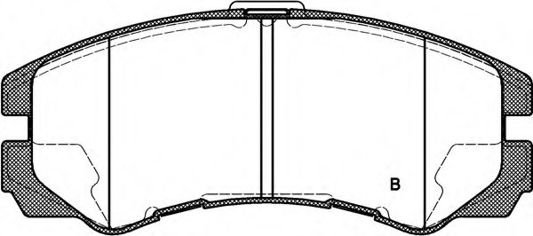 set placute frana,frana disc 2