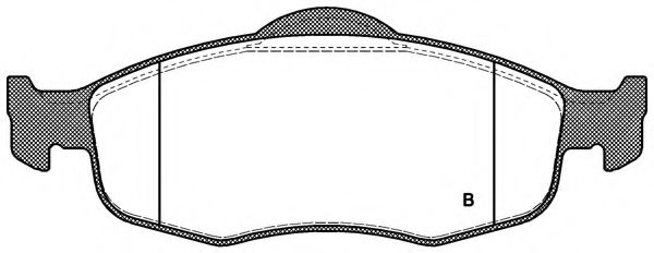 set placute frana,frana disc 2