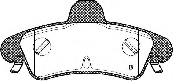 set placute frana,frana disc 2