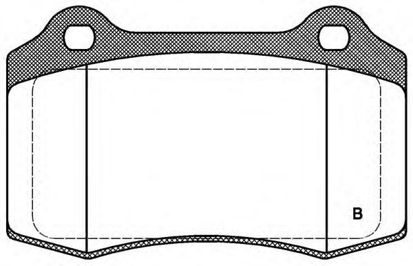 set placute frana,frana disc 2