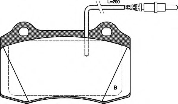 set placute frana,frana disc 2