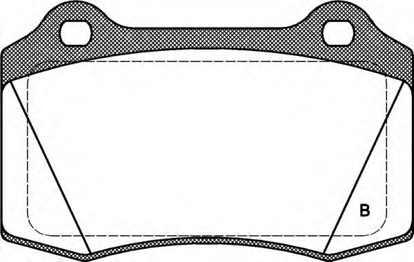 set placute frana,frana disc 2