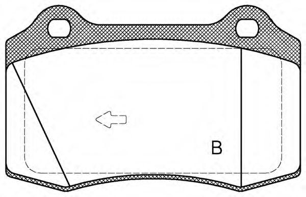 set placute frana,frana disc 2