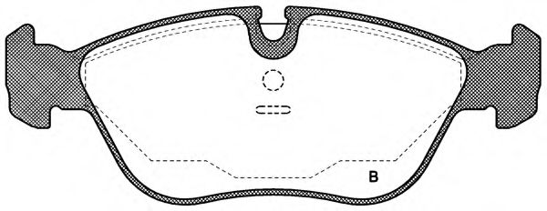 set placute frana,frana disc 2