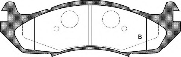 set placute frana,frana disc 2