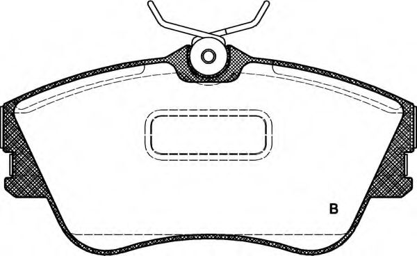 set placute frana,frana disc 2