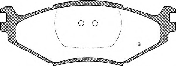 set placute frana,frana disc 2