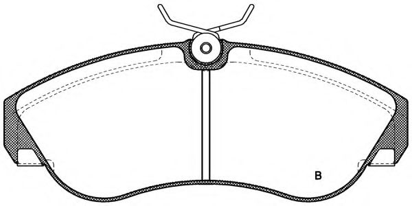 set placute frana,frana disc 2