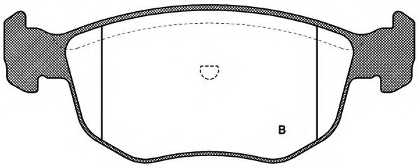 set placute frana,frana disc 2