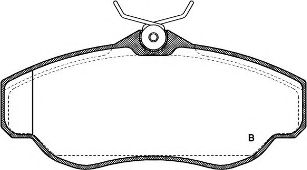 set placute frana,frana disc 2