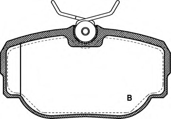 set placute frana,frana disc 2
