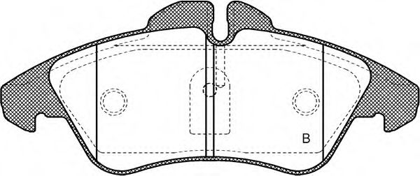 set placute frana,frana disc 2
