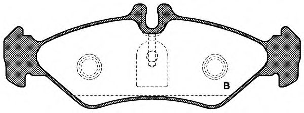 set placute frana,frana disc 2