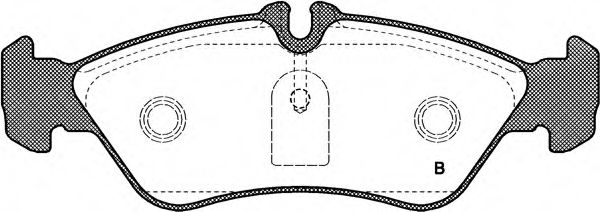 set placute frana,frana disc 2
