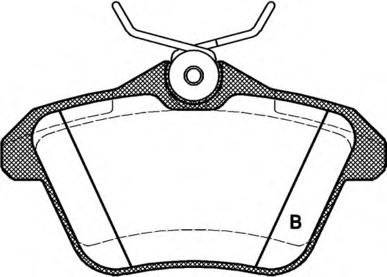set placute frana,frana disc 2