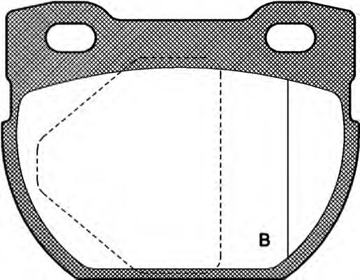 set placute frana,frana disc 2