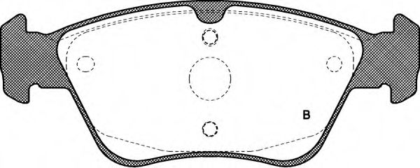set placute frana,frana disc 2