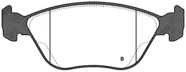 set placute frana,frana disc 2