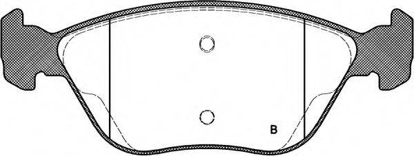 set placute frana,frana disc 2