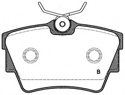 set placute frana,frana disc 2