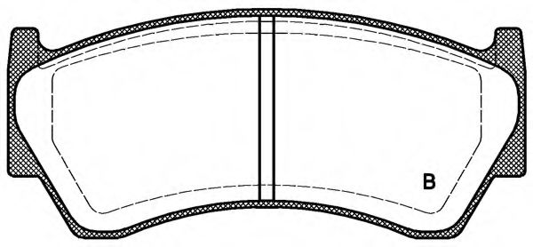 set placute frana,frana disc 2