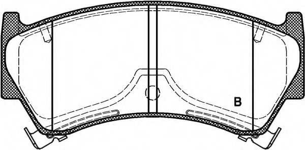 set placute frana,frana disc 2