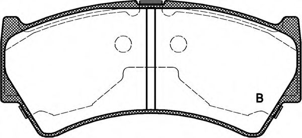 set placute frana,frana disc 2
