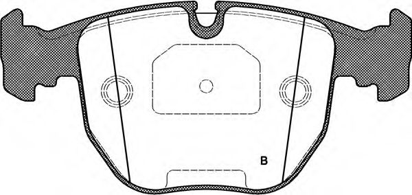 set placute frana,frana disc 2