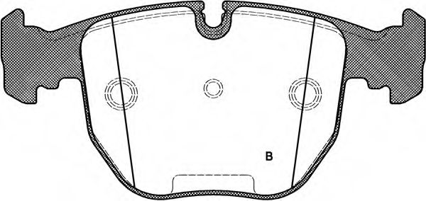 set placute frana,frana disc 2