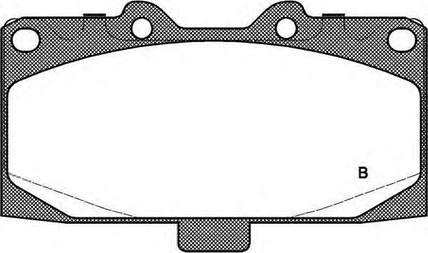 set placute frana,frana disc 2