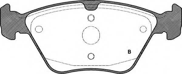 set placute frana,frana disc 2