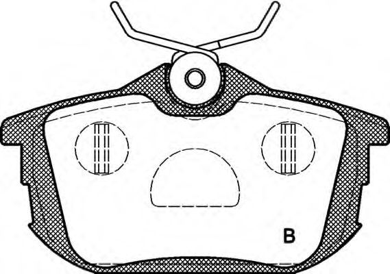 set placute frana,frana disc 2