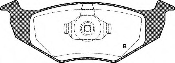 set placute frana,frana disc 2