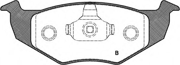 set placute frana,frana disc 2