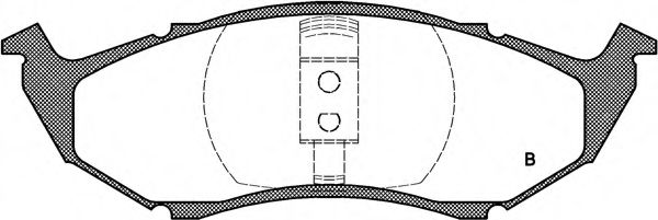 set placute frana,frana disc 2