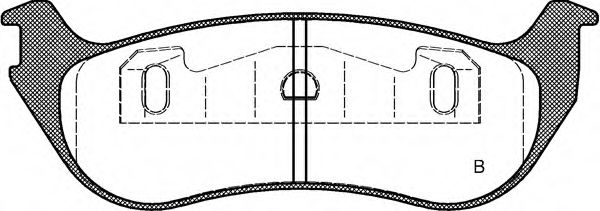 set placute frana,frana disc 2