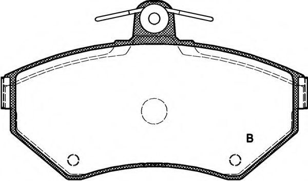 set placute frana,frana disc 2