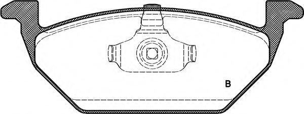 set placute frana,frana disc 2