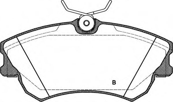 set placute frana,frana disc 2