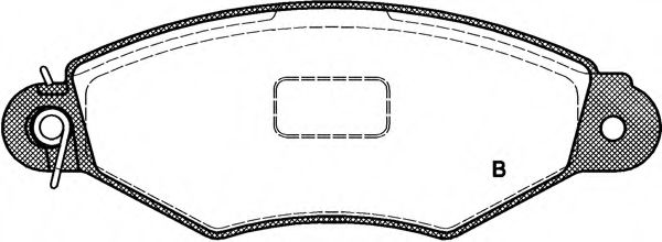 set placute frana,frana disc 2