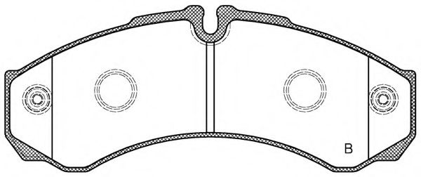 set placute frana,frana disc 2