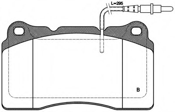 set placute frana,frana disc 2