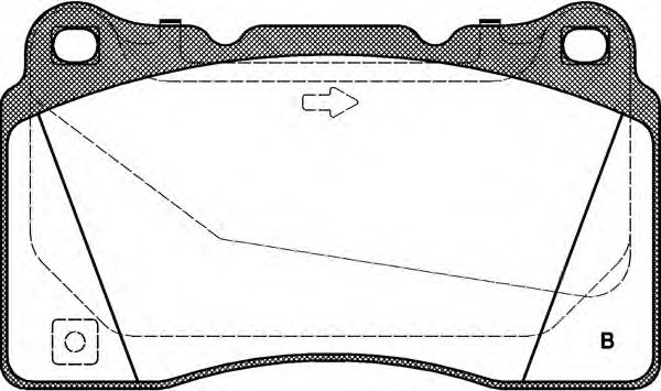 set placute frana,frana disc 2