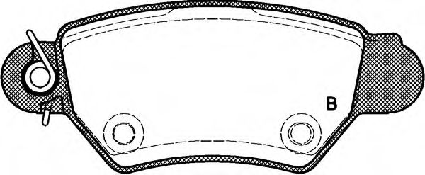 set placute frana,frana disc 2