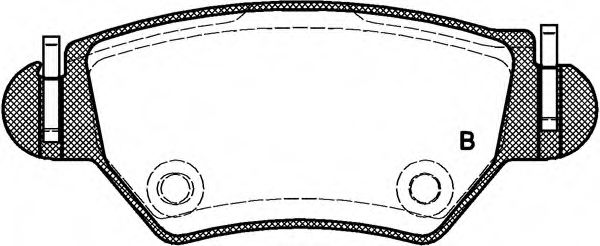 set placute frana,frana disc 2
